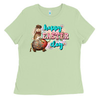 Matcha Happy Easter Day rodeo Easter Day Ladies Tee - CowGirlArtShop