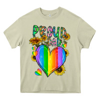 Mossy proud dad love Heavy Core Tee - CowhideDigitalArt