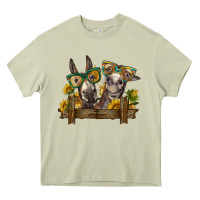 Mossy 2 donkeys with sunflowers Heavy Core Tee - BarkalooDesign