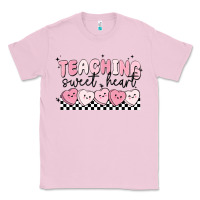 Bubblegum Pink teaching sweetheart Classic Tee - MaliasSmallBusiness