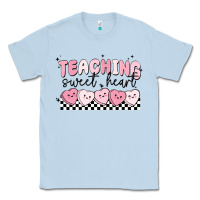 Dusty Blue teaching sweetheart Classic Tee - MaliasSmallBusiness
