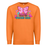 Carrot Cancer picked the wrong girl Cancer Awareness Premium Sweatshirt - HowdyJamesFarm
