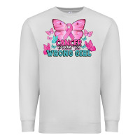 Dove Grey Cancer picked the wrong girl Cancer Awareness Premium Sweatshirt - HowdyJamesFarm