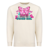 Sandshell Cancer picked the wrong girl Cancer Awareness Premium Sweatshirt - HowdyJamesFarm