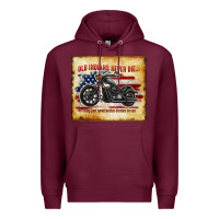 Burgundy old indians never die Premium Hoodie - TumblerDesignByShophia