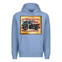 Colony Blue old indians never die Premium Hoodie - TumblerDesignByShophia