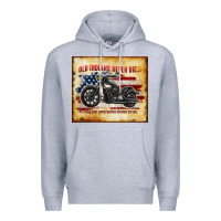 Heather Grey old indians never die Premium Hoodie - TumblerDesignByShophia