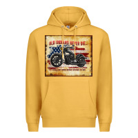 Mustard old indians never die Premium Hoodie - TumblerDesignByShophia