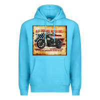 Ocean Blue old indians never die Premium Hoodie - TumblerDesignByShophia