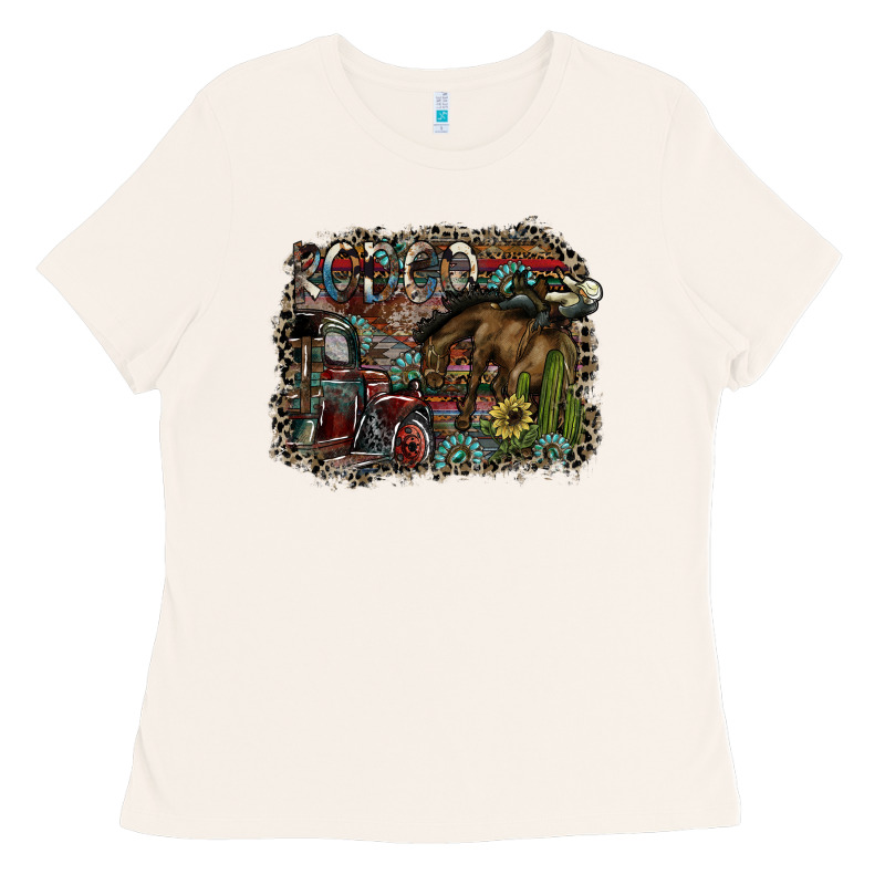 Rodeo Ladies Tee by SublimationCraftShop | Teevron
