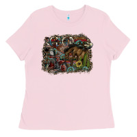 Bubblegum Pink rodeo Ladies Tee - SublimationCraftShop
