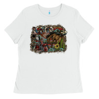 White rodeo Ladies Tee - SublimationCraftShop