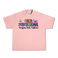 Salmon paraprofessional Urban Heavy Tee - MaliasSmallBusiness