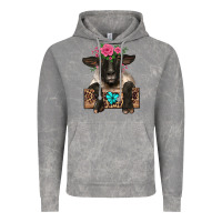 Suffolk Ewe Peeking With Floral Headdress Vintage Hoodie | Teevron