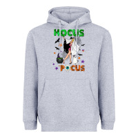 Heather Grey Happy Halloween Heavyweight Hoodie - NancyCooperArtShop
