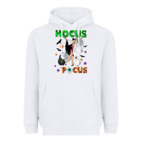 White Happy Halloween Heavyweight Hoodie - NancyCooperArtShop