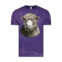 Cloud Purple dorset sheep head Vintage Tee - LillyAllenDesigns