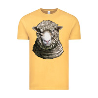 Vintage Mustard dorset sheep head Vintage Tee - LillyAllenDesigns