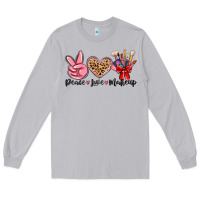 Moon Dust peace love makeup Long Sleeve Tee - MaliasSmallBusiness