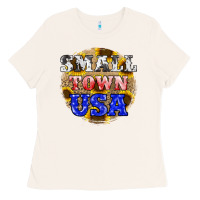 Bone small town usa Ladies Tee - JahusDesignShop