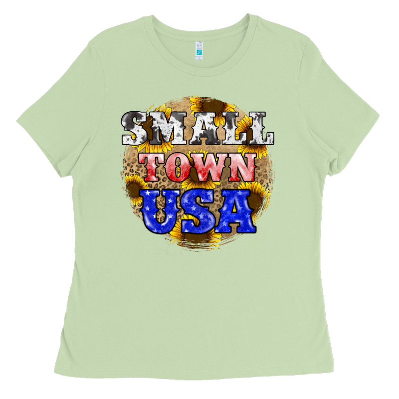 Small Town Usa Ladies Tee by JahusDesignShop | Teevron