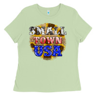 Matcha small town usa Ladies Tee - JahusDesignShop