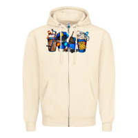 Sandshell police coffee Zipper Hoodie - Jasminsmagicworld
