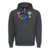 Smoke police coffee Zipper Hoodie - Jasminsmagicworld
