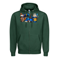 Police Coffee Zipper Hoodie | Teevron