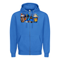 True Royal police coffee Zipper Hoodie - Jasminsmagicworld