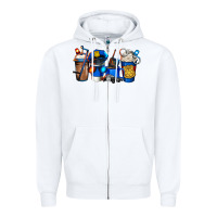 White police coffee Zipper Hoodie - Jasminsmagicworld