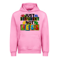 Fuchsia Pink Just different not less Urban Hoodie - FaDigitalArtStudio
