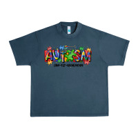Midnight Navy autism awtizuhm noun Urban Heavy Tee - MaliasSmallBusiness