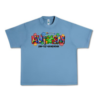Pebble Blue autism awtizuhm noun Urban Heavy Tee - MaliasSmallBusiness