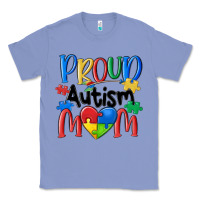 Colony Blue proud autism mom Classic Tee - MaliasSmallBusiness