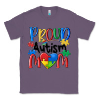 Lavender proud autism mom Classic Tee - MaliasSmallBusiness
