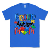 True Royal proud autism mom Classic Tee - MaliasSmallBusiness