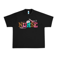 Black nurse with nurse element Urban Heavy Tee - AdoDesignShop