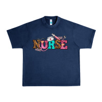 Navy nurse with nurse element Urban Heavy Tee - AdoDesignShop