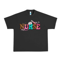 Pigment Black nurse with nurse element Urban Heavy Tee - AdoDesignShop