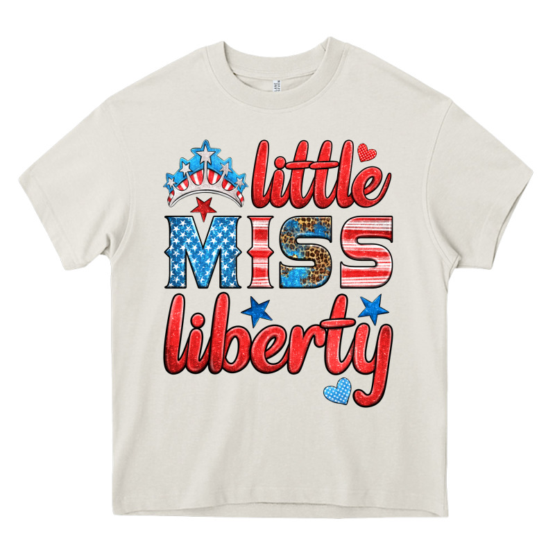 Little Miss Liberty Heavy Core Tee by HRA Design Shop | Teevron