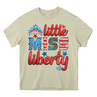 Mossy little miss liberty Heavy Core Tee - HRA Design Shop