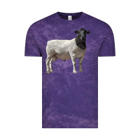 Cloud Purple dorper sheep Vintage Tee - LillyAllenDesigns