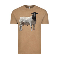 Vintage Coffee dorper sheep Vintage Tee - LillyAllenDesigns