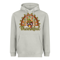 Moon Dust Turkey rainbow thankful thanksgiving Heavyweight Hoodie - NancyCooperArtShop