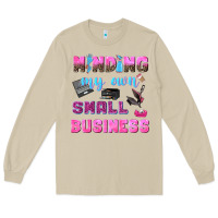 Mushroom mind my own small business Long Sleeve Tee - NancyCooperArtShop