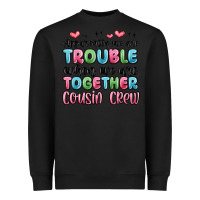 Black apparently we are trouble when we are together cou Heavyweight Sweatshirt - MaliasSmallBusiness