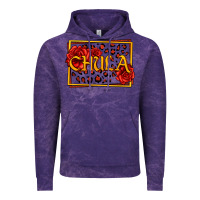 Cloud Purple Spanish chula with roses Vintage Hoodie - Jasminsmagicworld