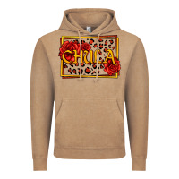 Vintage Coffee Spanish chula with roses Vintage Hoodie - Jasminsmagicworld