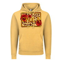 Vintage Mustard Spanish chula with roses Vintage Hoodie - Jasminsmagicworld